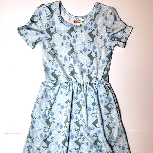 DotDotSmile maxi dress, EUC, girls sz 5/6 - Picture 1 of 5